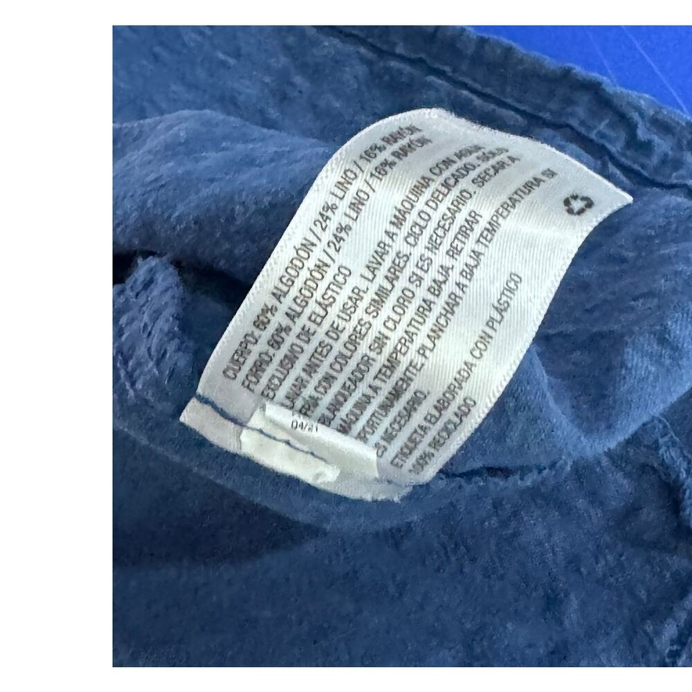 Wild Fable Womens Linen Blend Sundress Blue Large NEW NWT - Picture 9 of 10